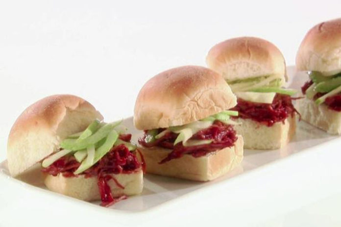 Cranberry-BBQ-Sauce-Turkey-Sliders