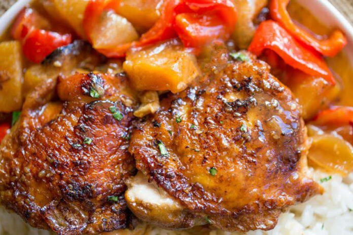 Slow Cooker Hawaiian Chicken - Skip The Salt - Low Sodium Recipes