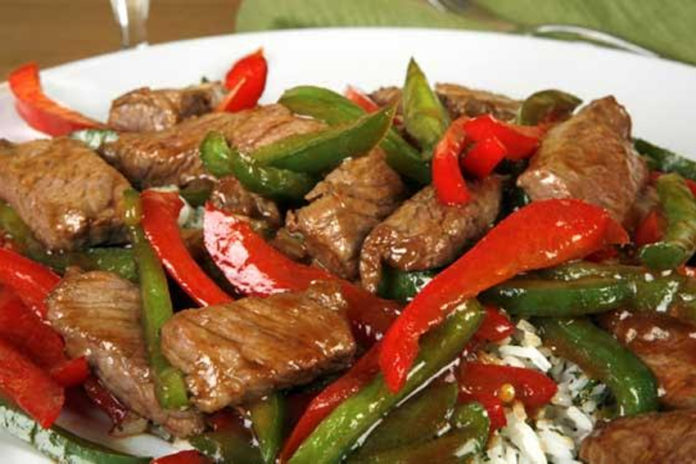 Spicy-Southwest-Beef-and-Peppers-Over-Beefy-Rice