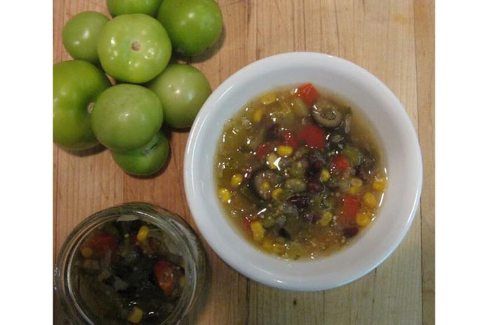 tomatillo-corn-black-bean-chutney