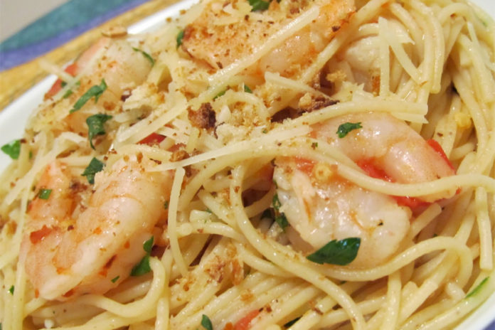 garlic-shrimp-pasta