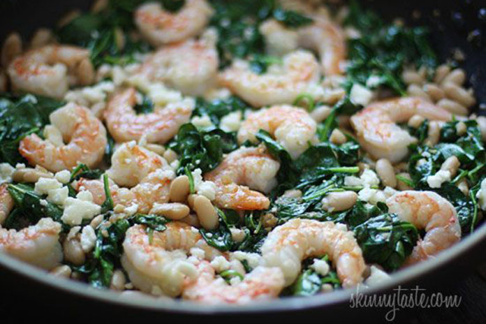 mediterranean-shrimp-spinach