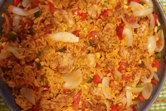 Chicken-Fajita-Fiesta-Skillet-Recipe
