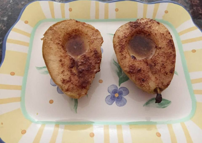 air-fryer-baked-pears