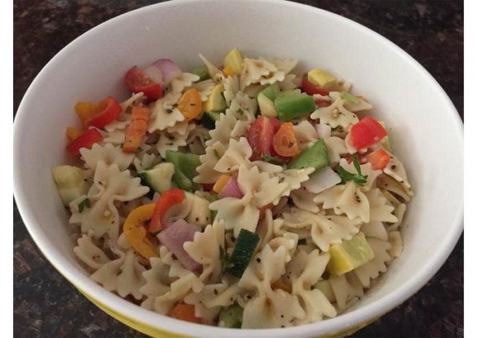 colorful-fresh-veggie-pasta-salad