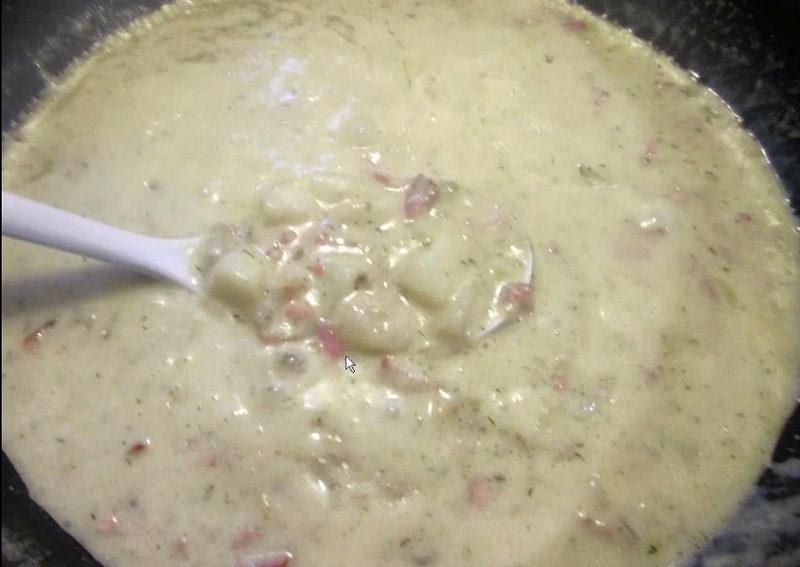 Thick new england clearance clam chowder recipe