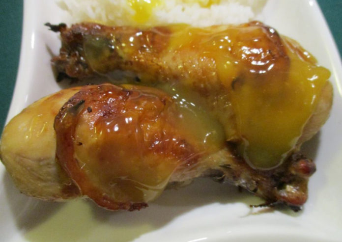 asian-style-chicken-legs-lemon-glaze