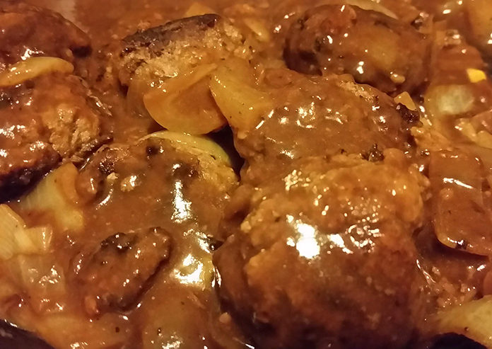 Smothered-Meatballs-in-Chunky-Onion-Gravy